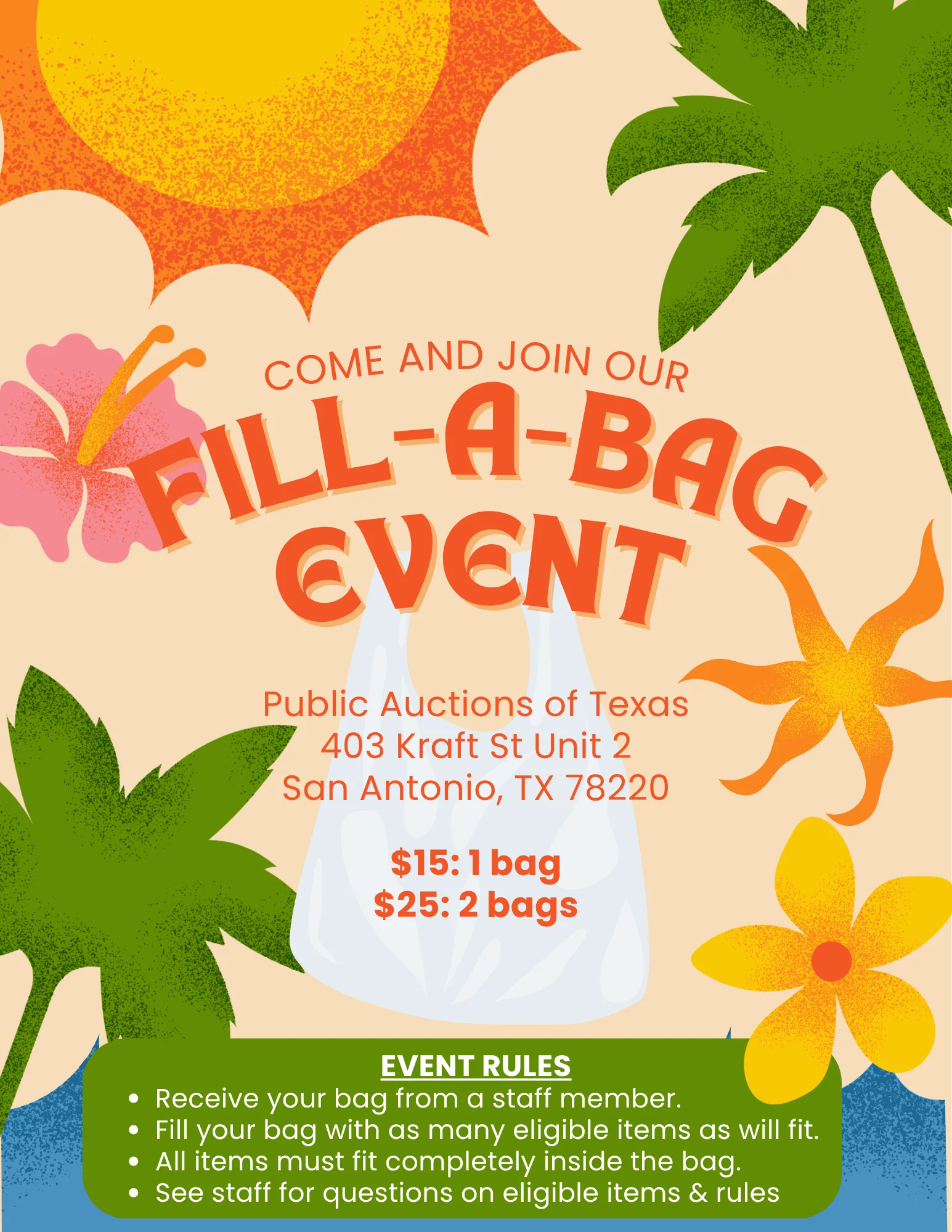 1 BAG FILL-A-BAG