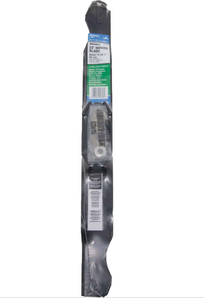 Arnold 22 In. 3-1 Universal Mulching Mower Blade with Adapter (New)