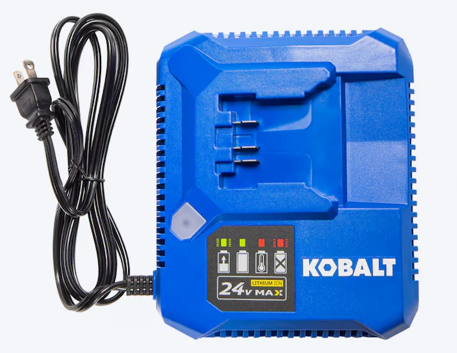 Kobalt 24 -V Lithium-ion Battery Charger Model-KCH 2411-03 (open box)