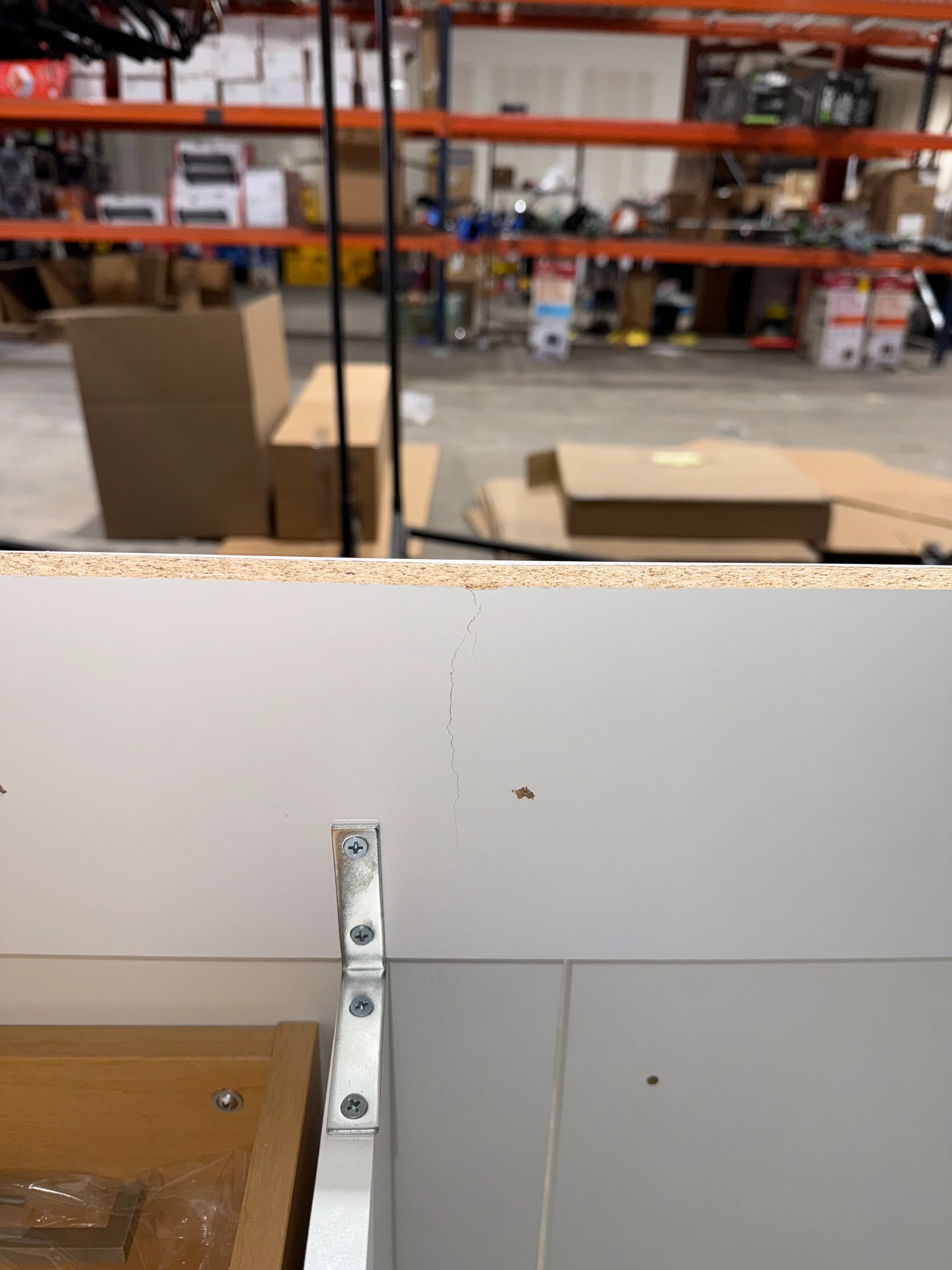 Project Source Series 36-in True White Bathroom Vanity Base Cabinet without Top (Damaged) - Image 5